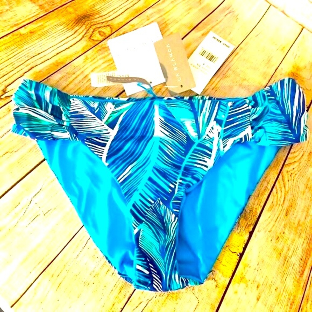 La Blanca Reversible Botanical Bikini Bottom